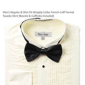 NWT ADAM BAKER Men’s Slim Fit Tuxedo Shirt